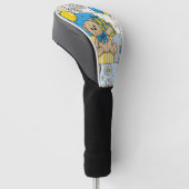 Teddybeer Tuintuinpatroon Daisy (4) Golfheadcover (Schuin)