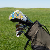 Teddybeer Tuintuinpatroon Daisy (4) Golfheadcover (Insitu)