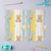 Teddybeer Tuintuinpatroon met Madeliefjes (13) Tissuepapier (Craft)