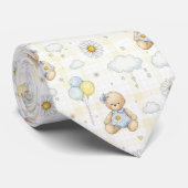 Teddybeer Tuintuinpatroon met Madeliefjes (15) Stropdas (Opgerold)