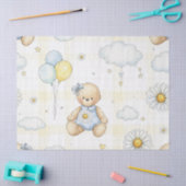 Teddybeer Tuintuinpatroon met Madeliefjes (15) Tissuepapier (Craft)