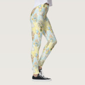 Teddybeer Tuintuinpatroon met Madeliefjes (3) Leggings (Rechts)
