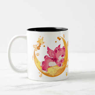 teddybeer tweekleurige koffiemok