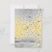 Teddybeer Twinkle Twinkle Little Star Baby shower Bedankkaart (Achterkant)