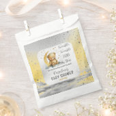 Teddybeer Twinkle Twinkle Little Star Baby shower Bedankzakje (Geknipt)