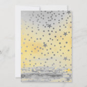 Teddybeer Twinkle Twinkle Little Star Baby shower Kaart (Achterkant)