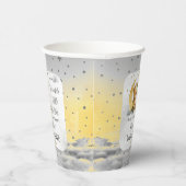 Teddybeer Twinkle Twinkle Little Star Baby shower Papieren Bekers (Rechts)