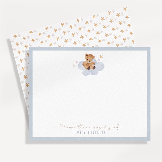 Teddybeer, uit de kinderkamer van kaart