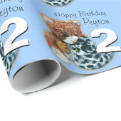 Teddybeer van de kinder jongens vormde de 2de cadeaupapier (Rol Hoek)