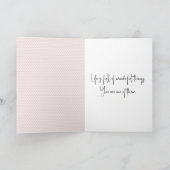 Teddybeer verjaardag op harten kaart (Binnen)