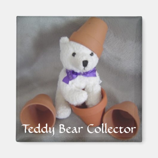 Teddybeer Verzamelaar Magneet (Voorkant)