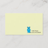 Teddybeer Visitekaartje (Achterkant)