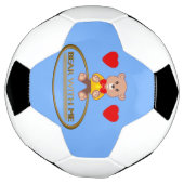 Teddybeer voetbal (Gedraaid)