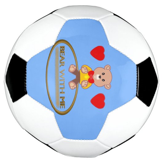 Teddybeer voetbal (Gedraaid)