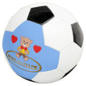 Teddybeer voetbal (Drie kwart)