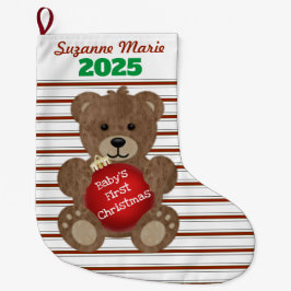 Teddybeer voor Kerstmis voor de allerkleinsten Grote Kerstsok