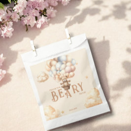 Teddybeer wacht nauwelijks op genderneutrale ballo bedankzakje