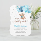 Teddybeer wacht nauwelijks op uitnodiging van Baby (Staand voorkant)