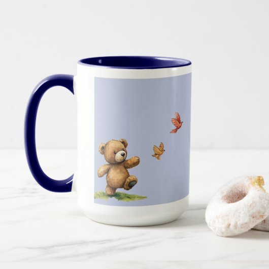 TEDDYBEER WANDELEN MOK (Met donut)