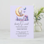 Teddybeer, we kunnen bijna niet wachten kaart (Staand voorkant)