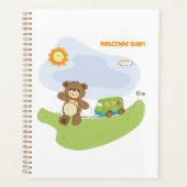 Teddybeer Welkom Baby Nursery Ontwerp  Planner (Voorkant)