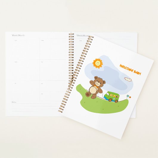 Teddybeer Welkom Baby Nursery Ontwerp  Planner