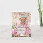 Teddybeer wenskaart kaart (Achterkant)