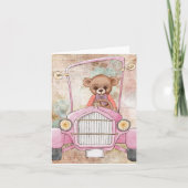 Teddybeer wenskaart kaart (Voorkant)