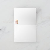 Teddybeer Zittend in een tipi Dank u opmerking (Binnen)