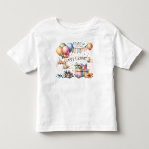 Teddybeerballonnen Kinderen Foto Verjaardag Kinder Shirts