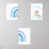 teddybeerkwekerij muurkunst sets (Voorkant)