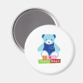 Teddybeerliefde Magneet (Voorkant / Achterkant)