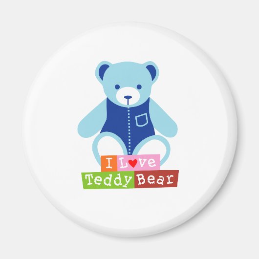 Teddybeerliefde Magneet (Voorkant)