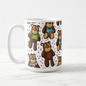 Teddybeerpatroon Koffiemok (Links)