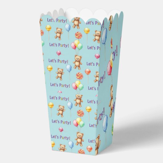 Teddyberen, ballonnen en snoepjes van Natasha Us Bedankdoosjes (Voorkant)