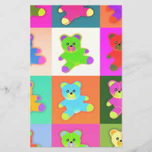 teddyberen briefpapier