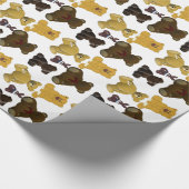 Teddyberen Cadeaupapier (Hoek)