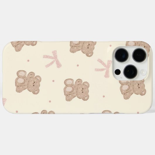 Teddyberen en bogen Case-Mate iPhone case (Achterkant (horizontaal))