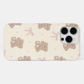 Teddyberen en linten iPhone hoesje (Achterkant horizontaal)