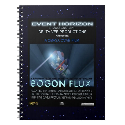 Teddyberen in de ruimte notitieboek (Voorkant)