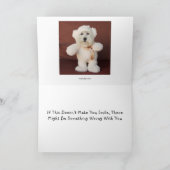 Teddyberen Kaart (Binnen)