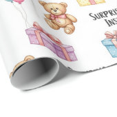 Teddyberen met een verrassing van Natasha Us Cadeaupapier (Rol Hoek)