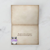 teddyberen met fireplace Dank je Kaart (Binnen)