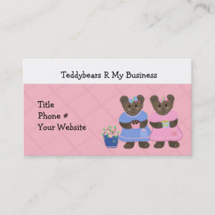 Teddyberen R My Business Visitekaartje