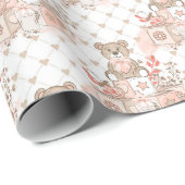 Teddyberen voor Baby Cadeaupapier (Rol Hoek)