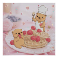 Teddyberen & wafels