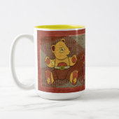 Teddyberenmok Tweekleurige Koffiemok (Links)