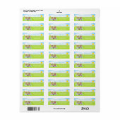 Teddyberenpicknick Jongen Blauw Gingham Etiket (Full Sheet)