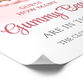 Teddyberenwolk negen Raad hoeveel Gummy Beren Poster (Hoek)