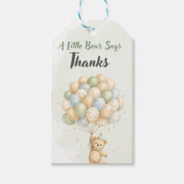 Teddycadeautag Cadeaulabel